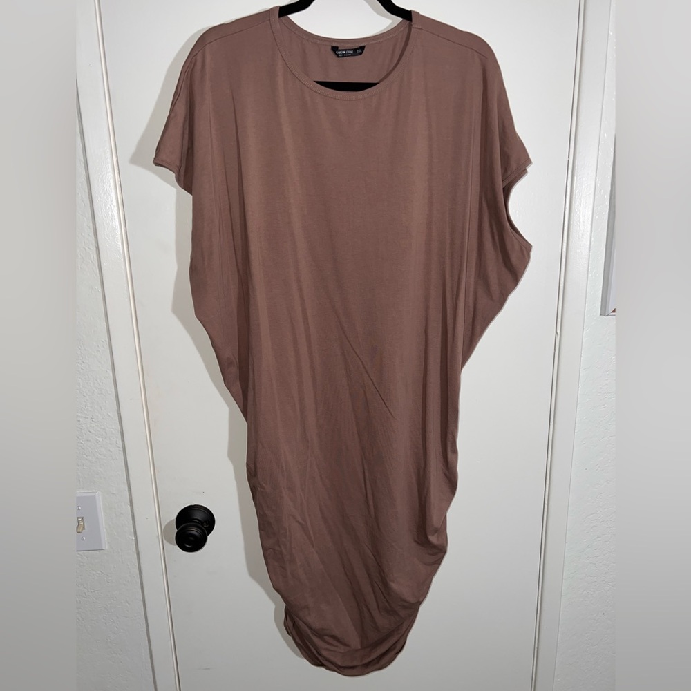 SHEIN Brown Midi Dress